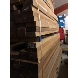 Teak 40 x 130 mm ovnt. Lgd. 185 - 305cm (METER PRIS)